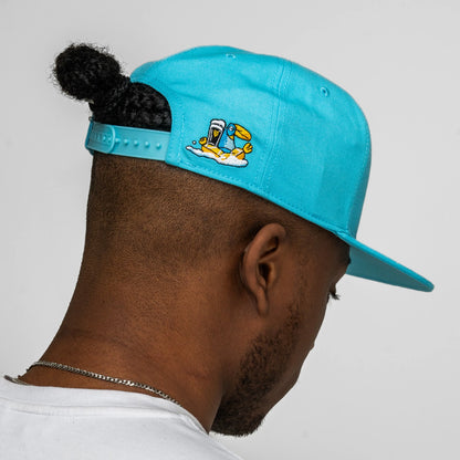 GUINNESS SUMMER COLLECTION LOVELY DAY FLAT BRIM CAP - BLUE