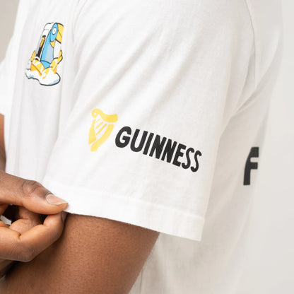 GUINNESS SUMMER COLLECTION OVERSIZED TEE - WHITE