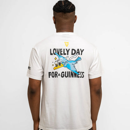 GUINNESS SUMMER COLLECTION OVERSIZED TEE - WHITE