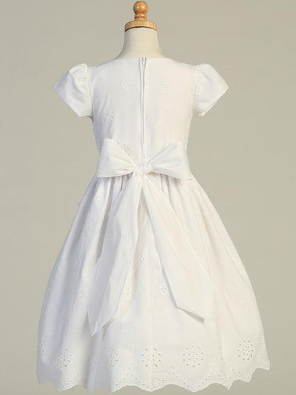 Communion Dress Cotton eyelet SP179
