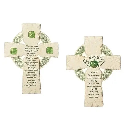 Irish Faithstone Cross with Verse;
