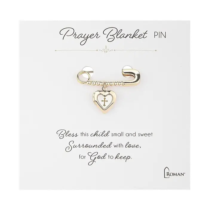 Prayer Blanket Pin with Locket