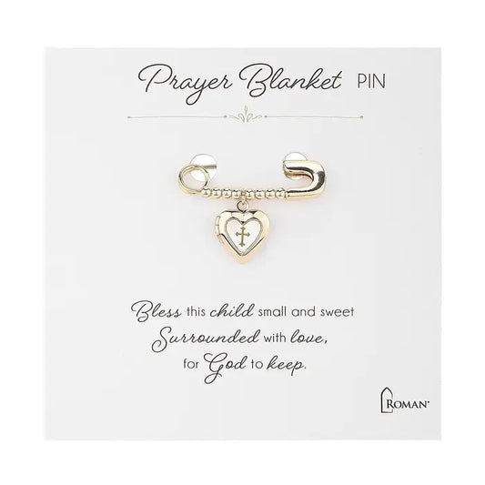 Prayer Blanket Pin with Locket