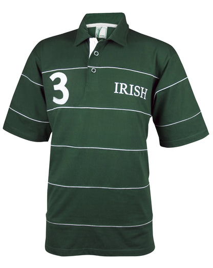 IRISH GREEN PIPING POLO SHIRT IR4020