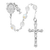 First Communion Crystal Rosary C66RW