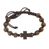 Corded Boys Bracelet cross BR689 BR854