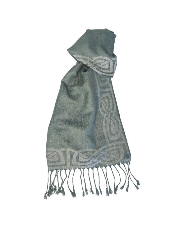 Pashmina Scarf In Thyme Green PF 1040