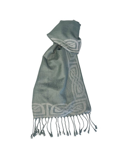 Pashmina Scarf In Thyme Green PF 1040
