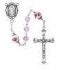 R905RF 8MM PINK CRYSTAL MIRACULOUS