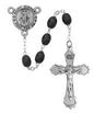 R377DF 6X8MM BLK ST MICHAEL ROSARY