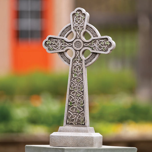 20.5” Celtic Cross Garden Stone