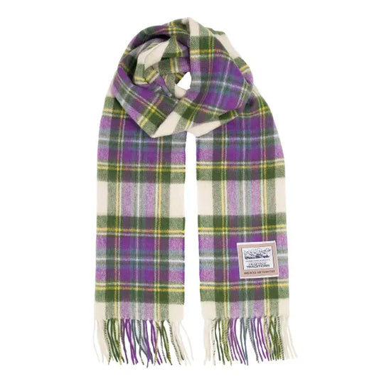 Heather Tartan Woollen Scarf - Heritage