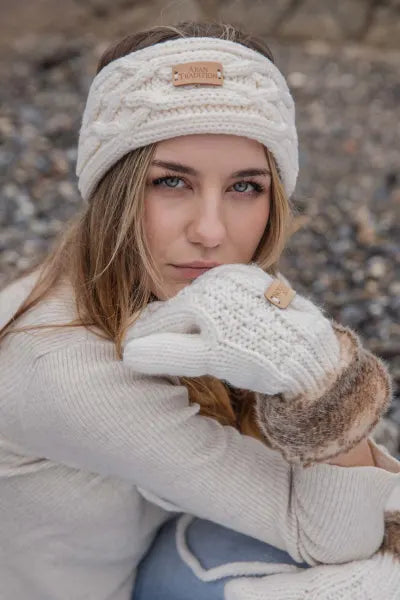 Aran Cable Knit Headband