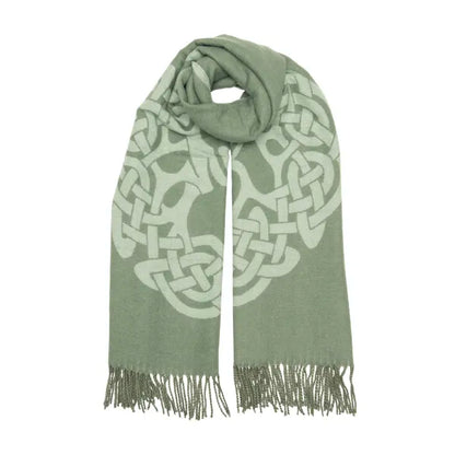 Celtic Super Soft Jacquard Scarf - Tree Of Life