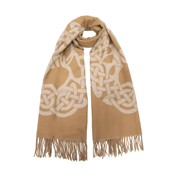 Celtic Super Soft Jacquard Scarf - Tree Of Life