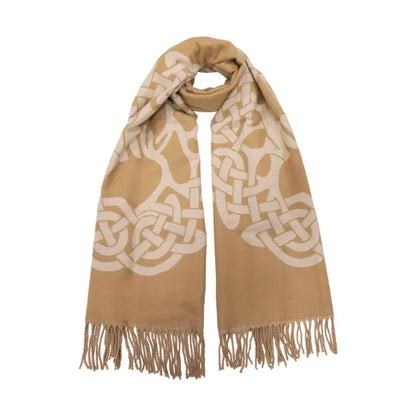 Celtic Super Soft Jacquard Scarf - Tree Of Life