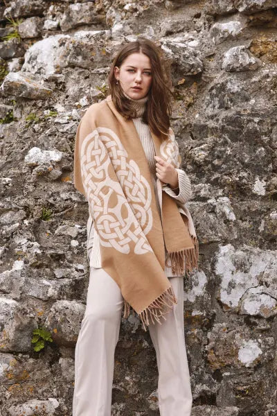 Celtic Super Soft Jacquard Scarf - Tree Of Life