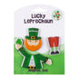 3 Pk Irish Magnets - Lucky Leprechaun