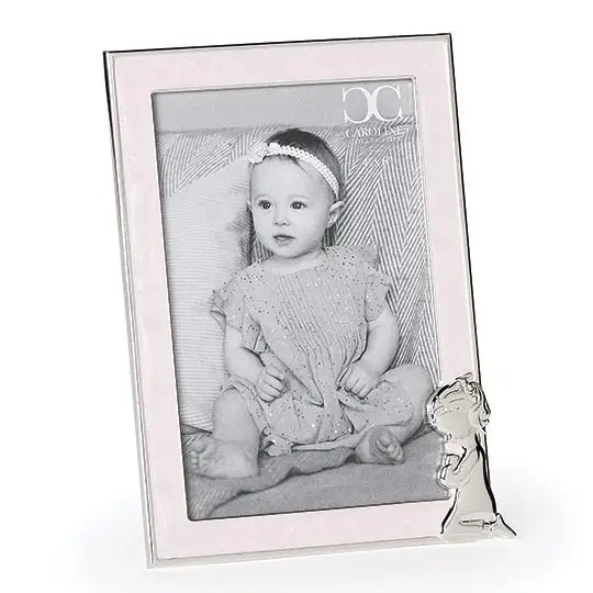 Pink Girl Frame (4x6); Caroline Collection