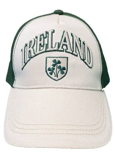 Lansdowne Cream/Green Ireland Baseball cap R6164