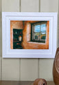 Blue Shoe Gallery Looking West Framed Art 8x10