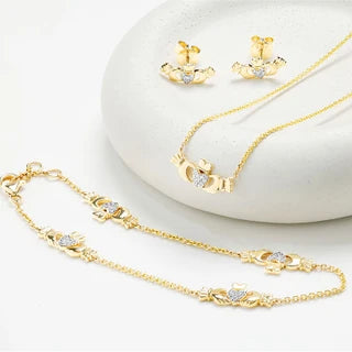 14kt Gold Lab Diamond Claddagh Earrings

SKU:
14E787