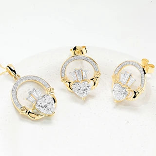 14kt Gold Lab Diamond Claddagh Medium Necklace

SKU:
14P772