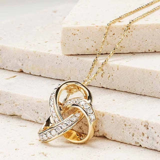 14kt Yellow Gold Lab Grown Diamond Celtic Love Knot Necklace

SKU:
14P710