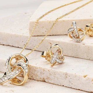 14kt Yellow Gold Lab Grown Diamond Celtic Love Knot Necklace

SKU:
14P710