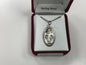Sterling Miraculous Medal 18” chain L500MI