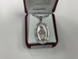 Large Men’s Miraculous Medal L816FG 24” chain