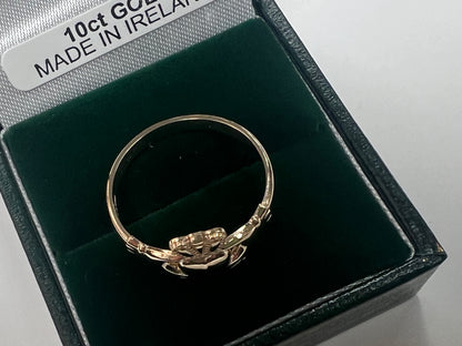 10K Ladies Claddagh Ring R102 Fado