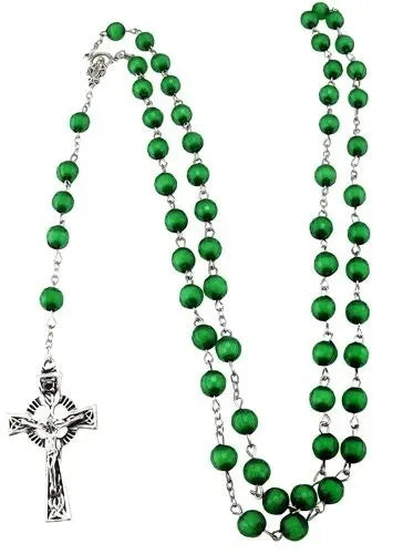 Rosary from Ireland Light Green