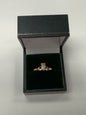 14K Claddagh with Diamond by Fado R502 6.5