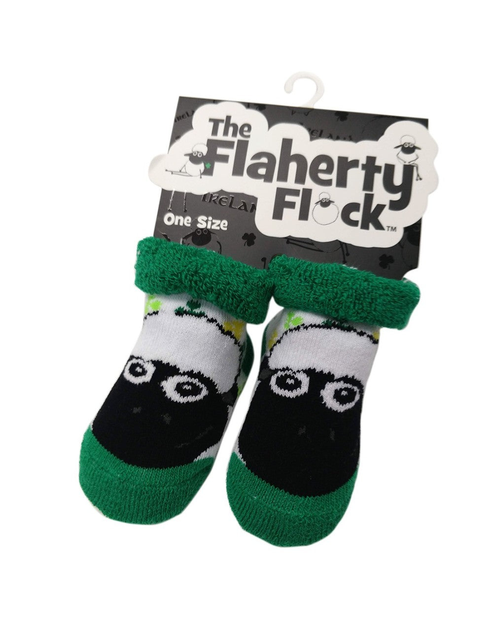 Shamrock sheep baby socks T7540