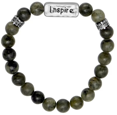 CONNEMARA MARBLE INSPIRE MESSAGE BRACELET