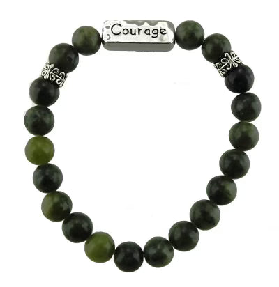 CONNEMARA MARBLE COURAGE MESSAGE BRACELET