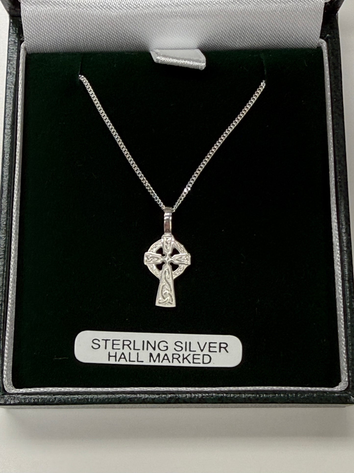 Sterling Silver Baby Celtic Cross Double sided C200 by Fado
