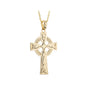 14K Gold Celtic Cross S4626