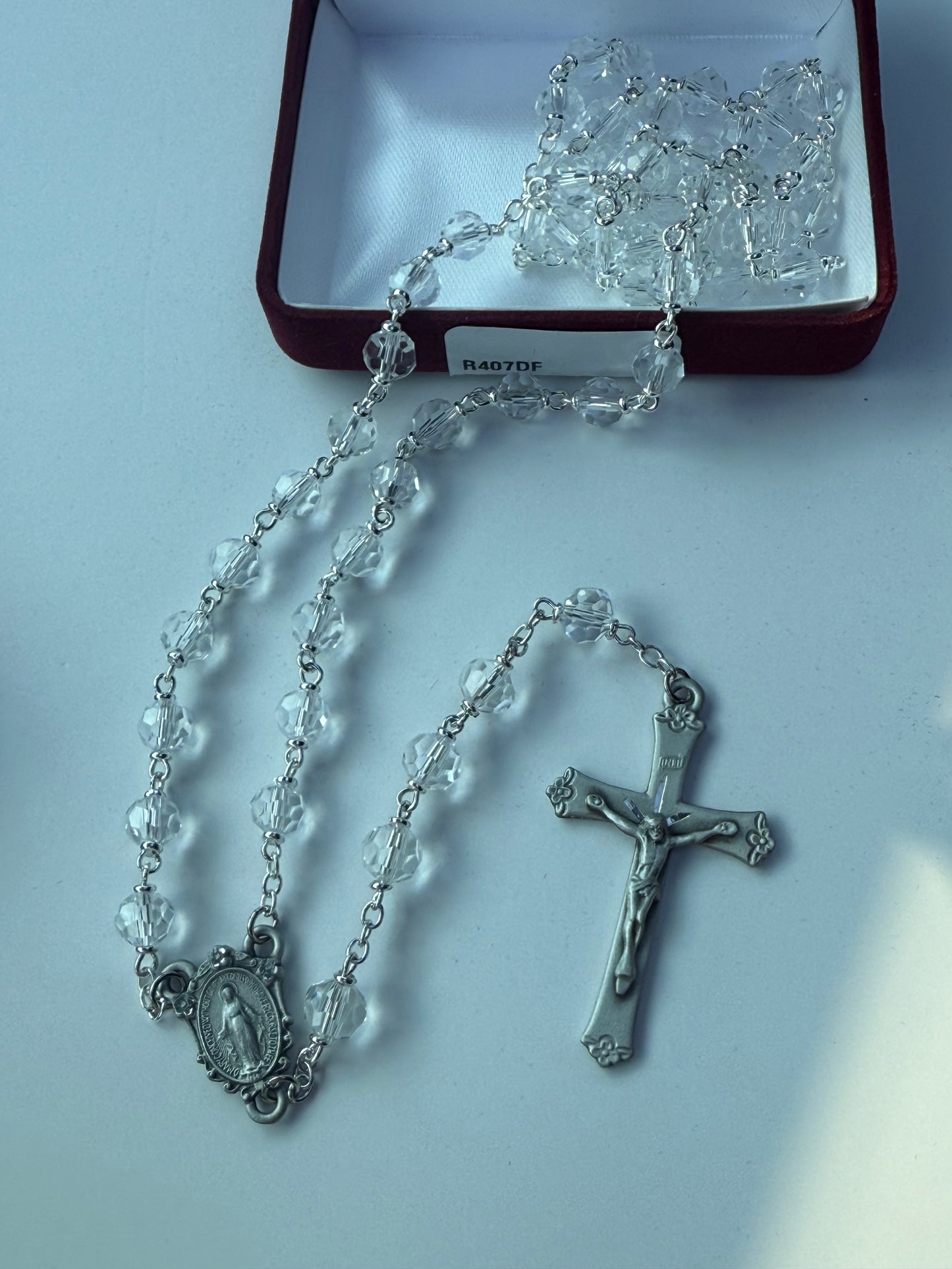 7mm Crystal Cut Rosary