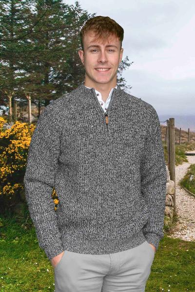 Killybegs Black Forest Marl Sweater