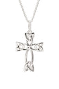 Sterling Silver CZ Celtic Cross
SF35 Made By Shanore