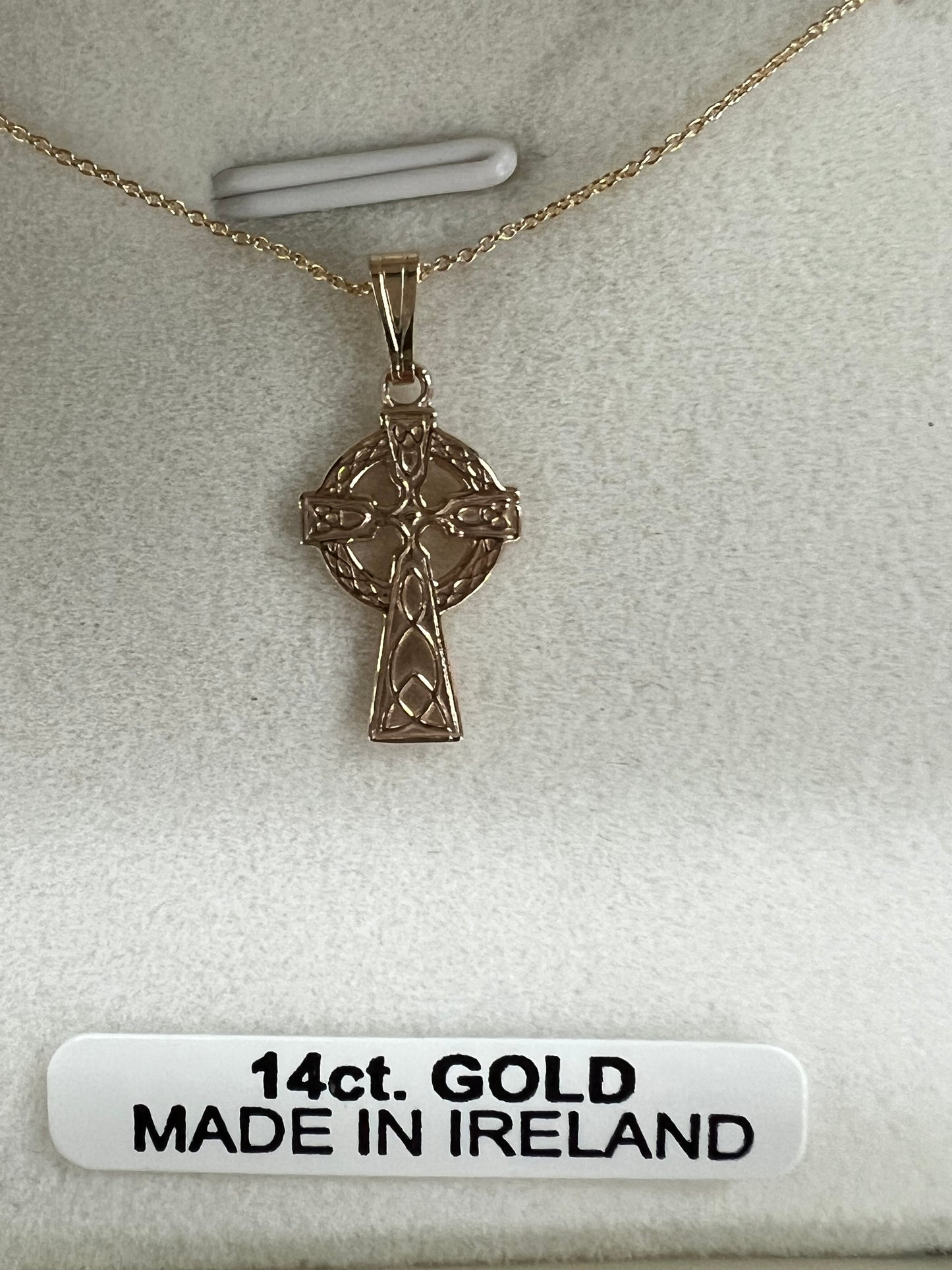 14k Small Celtic Cross MA56 ( Baby , Child)