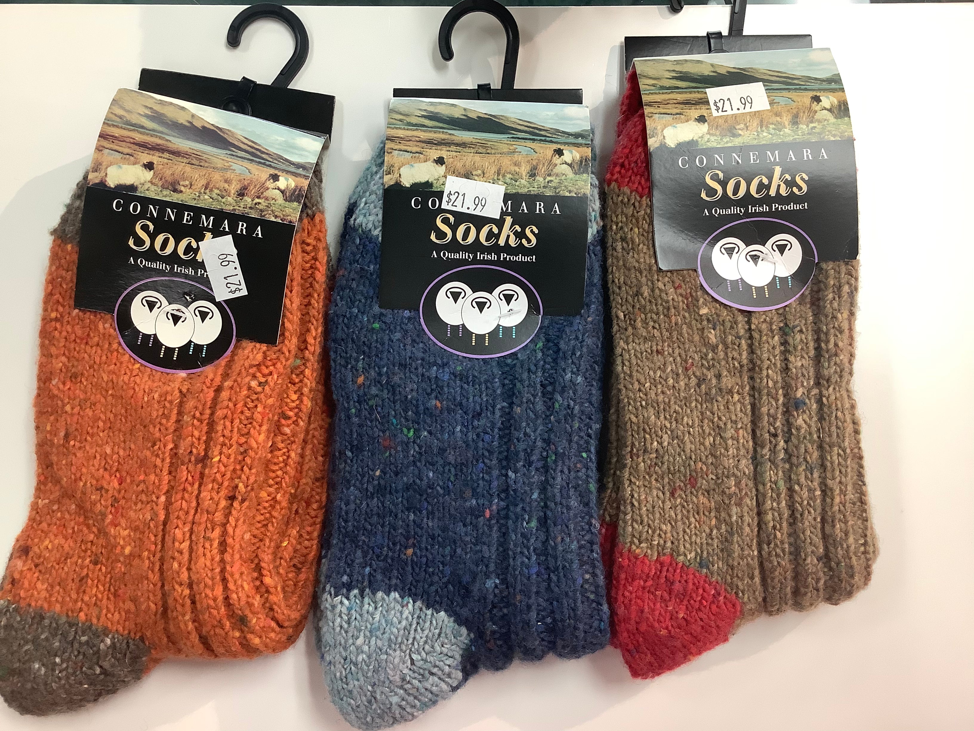 Connemara flecks socks