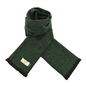 Soft Donegal Men’s Scarf Dark Green/Black Herringbone