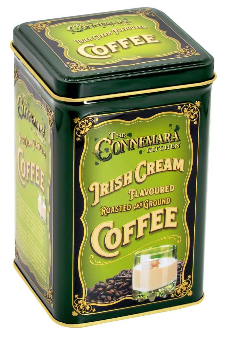 TIN OF IRISH CREAM FLAVOURED COFFEE