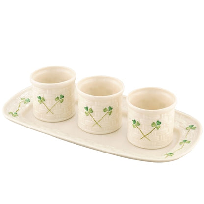 Belleek Classic Shamrock Tapas Set 0196