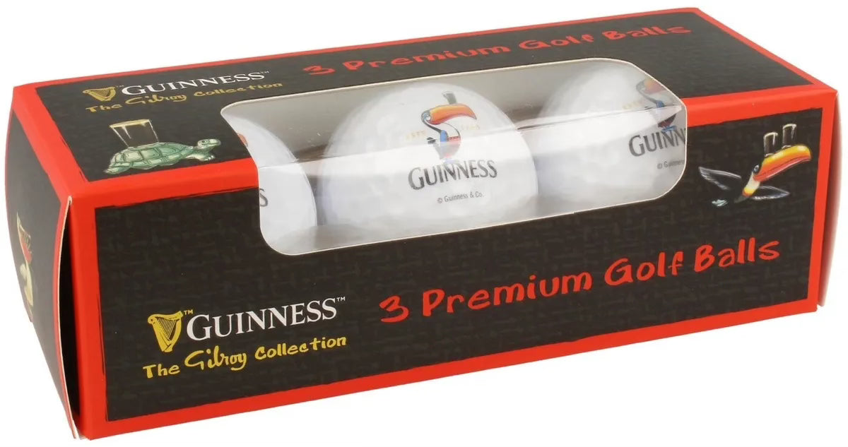 Guinness Toucan Set of 3 Golf Balls