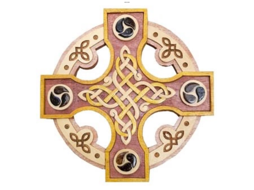 Celtic Knotwork Cross Plaque