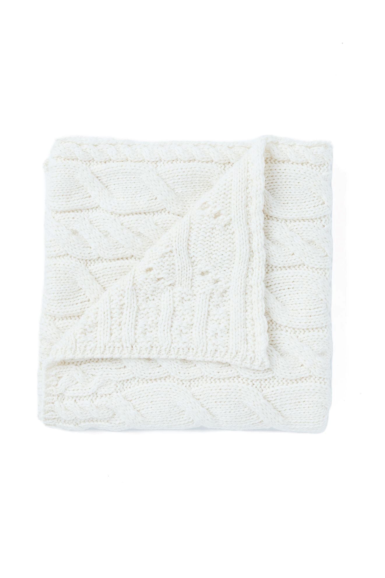 Soft merino Patch cot throw B659